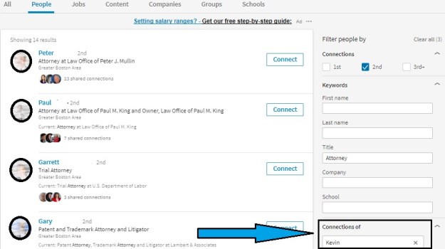 Connections of Kevin