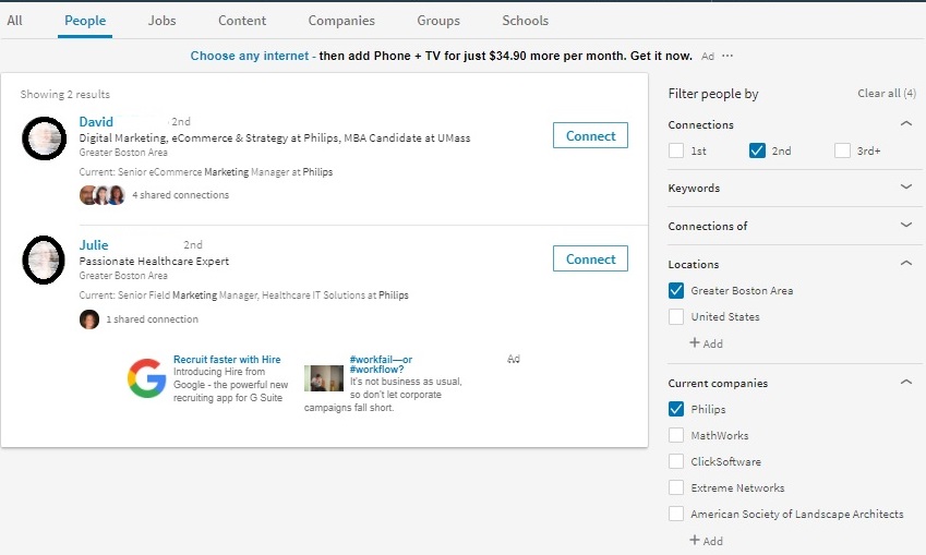 People Search, 2nd, location, company