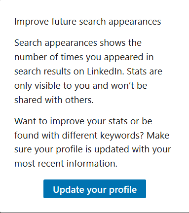 Improve Your profile