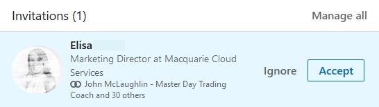 Invite without message
